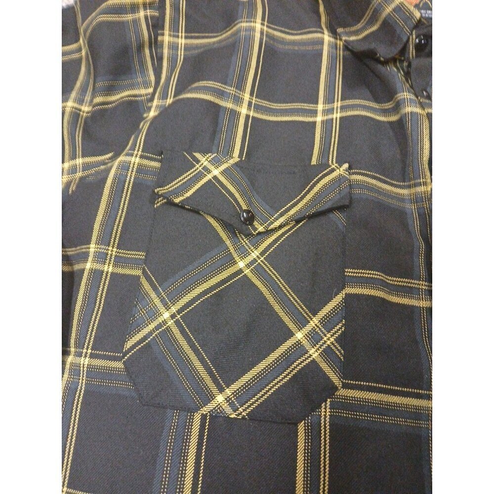 DIXXON FLANNEL‎ - VOLTAGE Black Snap Men's 2XT Shirt - Picture 5 of 12